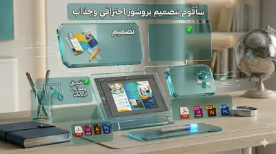 سأقوم بتصميم بروشور (Brochure)احترافي و جذاب لعرض خدماتك أو مشروعك