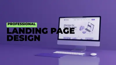 تصميم و تطوير صفحة هبوط Landing Page عصرية جذابة