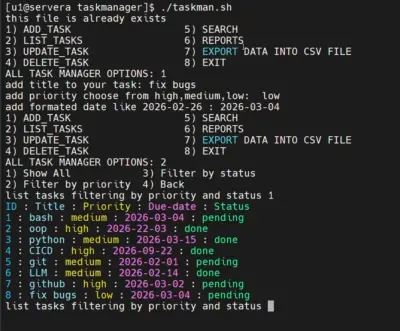 كتابة سكربتات احترافية (Bash أو Python) لأتمتة المهام وحلول الأنظمة والـ DevOps
