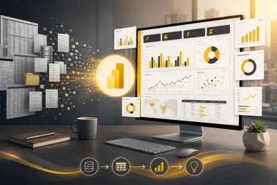 حوّل بياناتك إلى Dashboard تفاعلي احترافي باستخدام Power BI