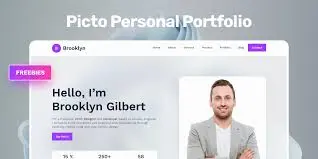 تصميم وبرمجة موقع "بورتفوليو" (Portfolio) شخصي واحترافي