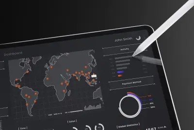 تصميم Dashboard UI/UX احترافي لإدارة مشروعك بسهولة