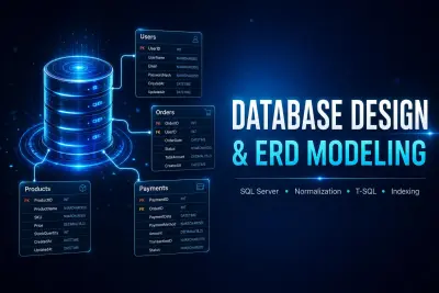 تصميم احترافي لقاعدة بيانات Database باستخدام SQL server