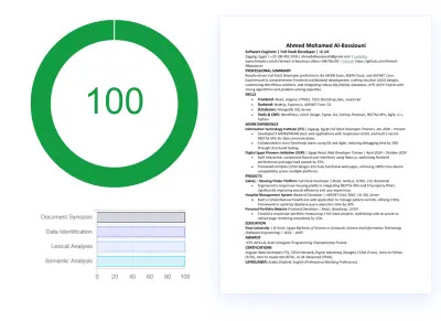 كتابة وتصميم سيرة ذاتية (CV) احترافية متوافقة مع أنظمة الـ ATS بنسبة 100%