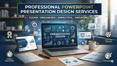 تصميم عروض تقديمية احترافية (PowerPoint Presentation) بشكل جذاب ومنظم تفاصيل العمل