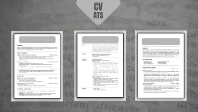 كتابة وتصميم سيرة ذاتية CV احترافية متوافقة مع أنظمة الـ ATS
