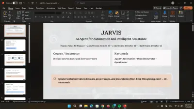 تصميم عرض PowerPoint احترافي وجذاب خلال 24 ساعة