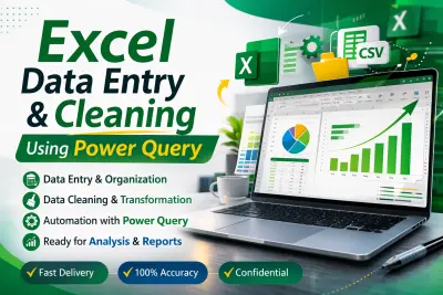 تنظيف وإدخال بيانات Excel باحتراف باستخدام Power Query وتحويلها لبيانات جاهزة للتحليل