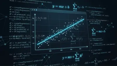 بناء نموذج تنبؤي دقيق باستخدام الانحدار الخطي (Linear Regression) لتحليل البيانات.