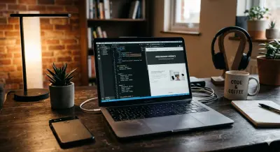 تصميم واجهات ويب جذابة وسريعة باستخدام HTML, CSS و JS