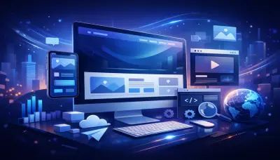 برمجة موقع إلكتروني احترافي متجاوب مع جميع الشاشات