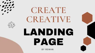 تصميم صفحة هبوط (Landing Page) احترافية وعصرية