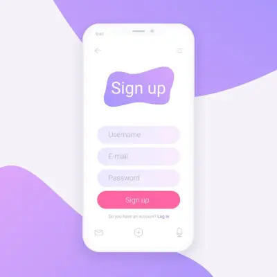 تصميم UI Screen احترافية لتطبيق أو موقع (شاشة واحدة)"