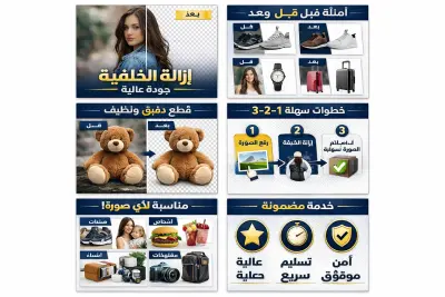 إزالة الخلفية من صورك باحترافية وجودة عالية