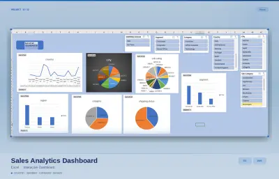تحليل بيانات احترافي باستخدام Excel مع تقارير ورسوم بيانية واضحة