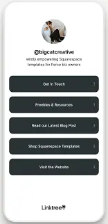 سأقوم بإنشاء وإعداد صفحة Linktree