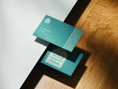تصميم كروت شخصية (Business Cards) احترافية تعكس هويتك أو هوية مشروعك بشكل مميز وأنيق.