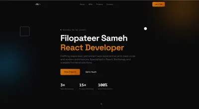 تصميم وتطوير واجهات مواقع ويب احترافية باستخدام React