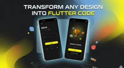 تحويل تصميم UI الي تطبيق flutter