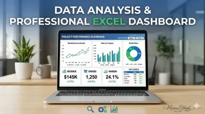 تحليل البيانات وإنشاء Dashboard احترافية باستخدام Excel