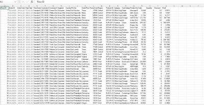 تنظيف البيانات باستخدام الاكسيل