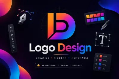تصميم شعار (logo) احترافي لعلامتك التجارية