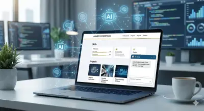 بورتفوليو تفاعلي مدمج بـ "AI Clone"