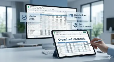 تنسيق ملفات Excel وتحويل ملفات PDF إلى جداول بيانات