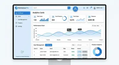 نشاء لوحة تحكم Dashboard باستخدام Laravel و Bootstrap