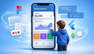 تطوير تطبيق موبايل باستخدام Flutter لأندرويد و iOS