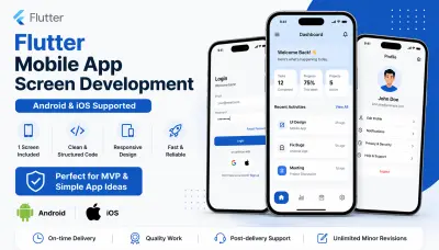 تطوير تطبيق موبايل باستخدام Flutter لأندرويد و iOS