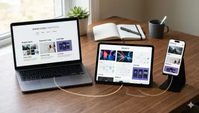 تصميم و برمجه بورتفوليو احترافي لعرض اعمالك بشكل مثالي و جذاب