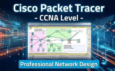 تصميم وتنفيذ شبكات Cisco Packet Tracer احترافية