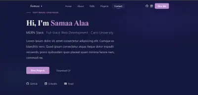 تصميم Portfolio احترافي باستخدام React.js