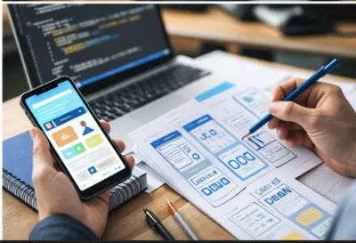 تصميم واجهات تطبيق Flutter احترافية UI فقط بدون Backend