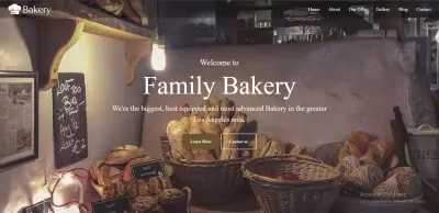 تصميم موقع Front-End تفاعلي باستخدام HTML CSS Bootstrap و Js