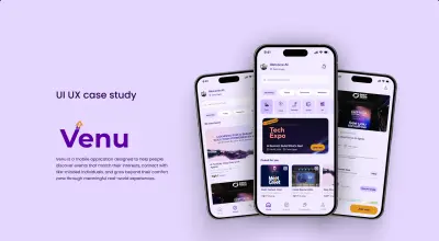 تصميم واجهة تطبيق موبايل حديثة وتجربة مستخدم احترافية