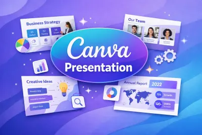 تصميم عرض تقديمي احترافي باستخدام Canva بجودة عالية وجذابة