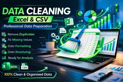 تنظيف البيانات وإزالة التكرار والأخطاء في Excel