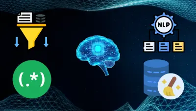 معالجة واستخراج البيانات النصية باستخدام NLP و Regex