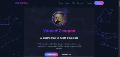 تصميم بورتفوليو احترافي لعرض اعمالك