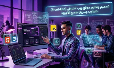 سأقوم بتصميم وتطوير موقع ويب احترافي باستخدام تقنيات الـ Front-End الحديثة، يتميز بسرعة الأداء، التصميم الجذاب، والتوافق مع جميع الأجهزة (موبايل / تابلت / كمبيوتر).