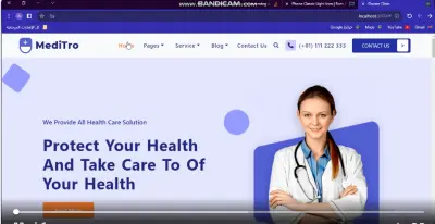 تصميم  موقع عيادة طبية احترافي بحجز مواعيد أونلاين + حسابات المرضي