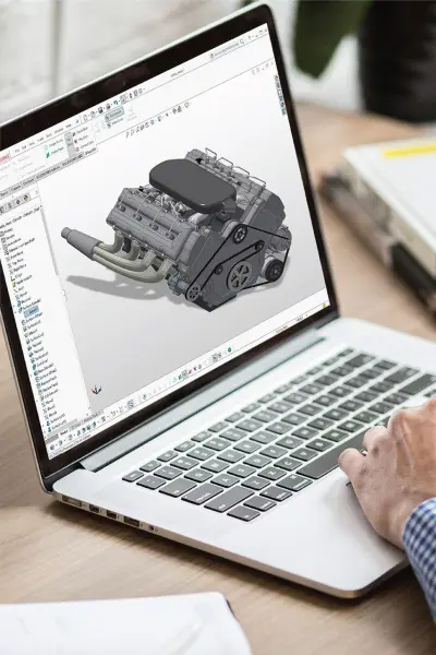 "سأقوم بتصميم نماذج 3D باستخدام SolidWorks باحتراف"