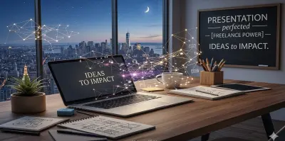 تصميم عروض تقديمية PowerPoint احترافية وعصرية مع إنفوجرافيك