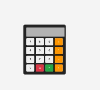 تصميم وبرمجة آلة حاسبة باستخدام HTML و CSS و JavaScript