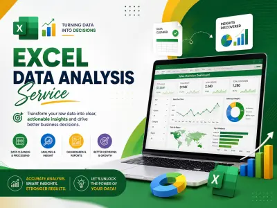 تحليل بيانات في Excel وإنشاء داشبورد تفاعلي وتقارير احترافية