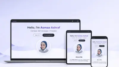 إنشاء موقع Portfolio احترافي بـ HTML & CSS & JavaScript