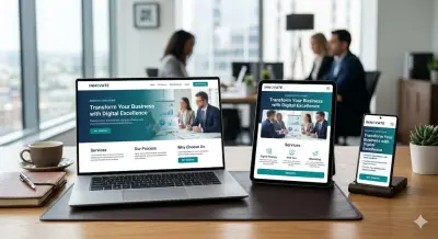 تصميم صفحة هبوط احترافية (Landing Page) متجاوبة باستخدام HTML و CSS