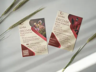 تصميم بروشور، فلاير، رول أب، بانر، أو ID Card احترافي